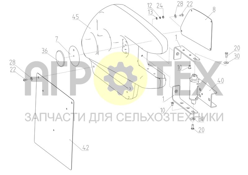 Чертеж Кронштейн (161.56.21.100)